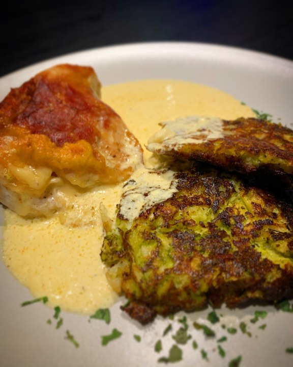 Italiaanse kipfilets met broccolikoekjes